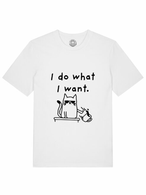 Tricou din bumbac organic Premium-I Do What I Want, Barbati