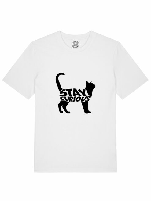 Tricou din bumbac organic Premium-Stay Curious, Barbati