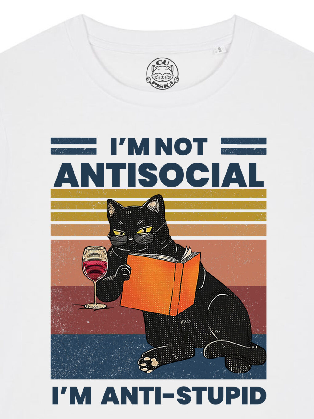 Tricou bumbac organic-Anti-stupid, Femei