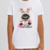 Tricou din bumbac organic Premium-Grumpy Easter Cat