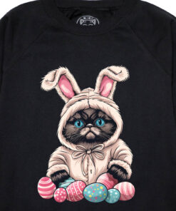 Bluza printata-Grumpy Easter Cat, Barbati