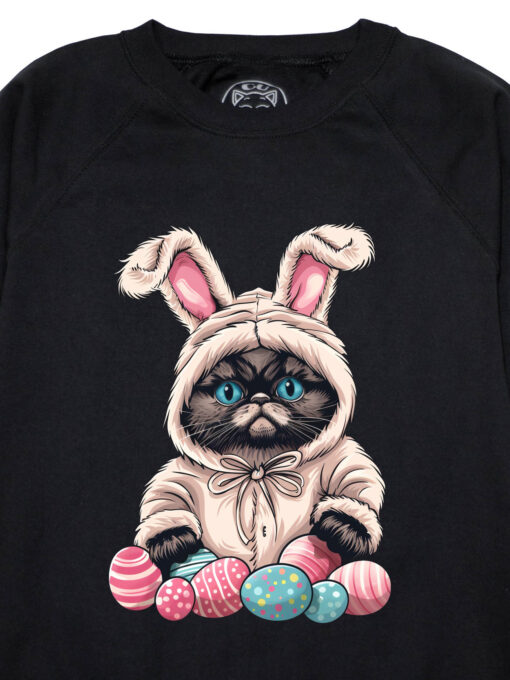 Bluza printata-Grumpy Easter Cat, Barbati