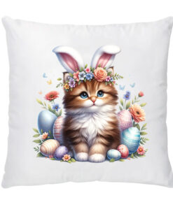 Perna decorativa-Cute Easter Cat