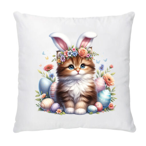 Perna decorativa-Cute Easter Cat