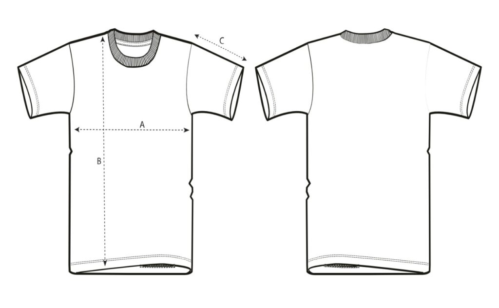 Tabel marimi tricouri Creator 2.0