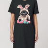 Rochie bumbac organic-Grumpy Easter Cat
