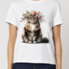 Tricou bumbac organic-Spring Cat, Femei