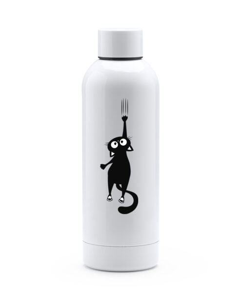 Termos Premium, inox reciclat-Hanging Cat