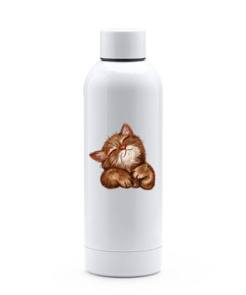 Termos Premium, inox reciclat-Super Cute Cat