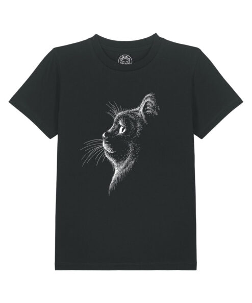 Tricou bumbac organic-Dreaming Cat, Copii