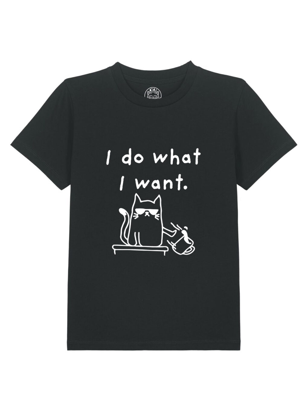 Tricou bumbac organic-I Do What I Want, Copii