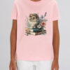 Tricou bumbac organic-Cats and Books, Copii