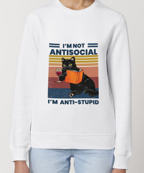 Bluza Premium-Anti-stupid, Unisex