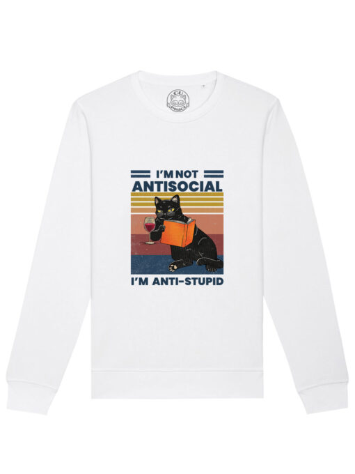 Bluza Premium-Anti-stupid, Unisex