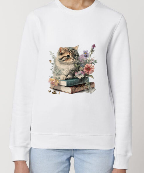 Bluza Premium-Cats and Books, Unisex