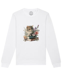 Bluza Premium-Cats and Books, Unisex