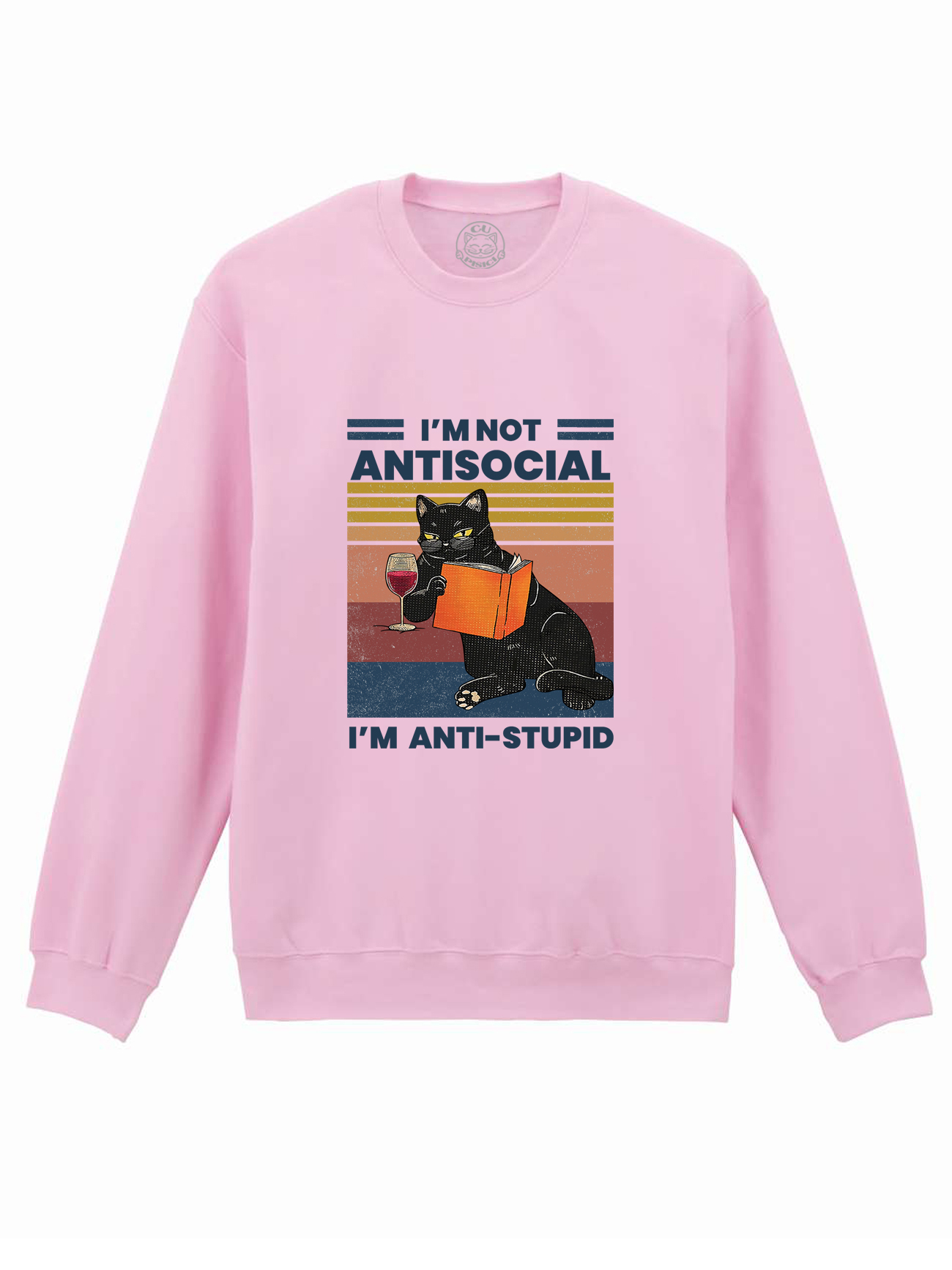 Bluza Printata-Anti-stupid, Unisex