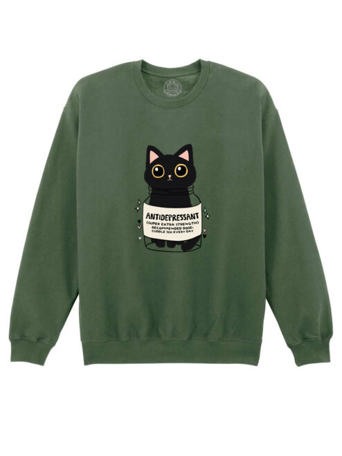 Bluza Printata-Antidepressant, Unisex