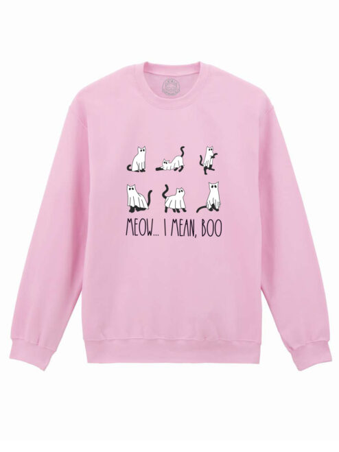 Bluza printata-Meow... I Mean Boo, Unisex