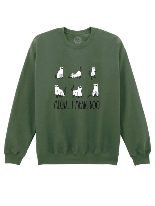 Bluza printata-Meow... I Mean Boo, Unisex
