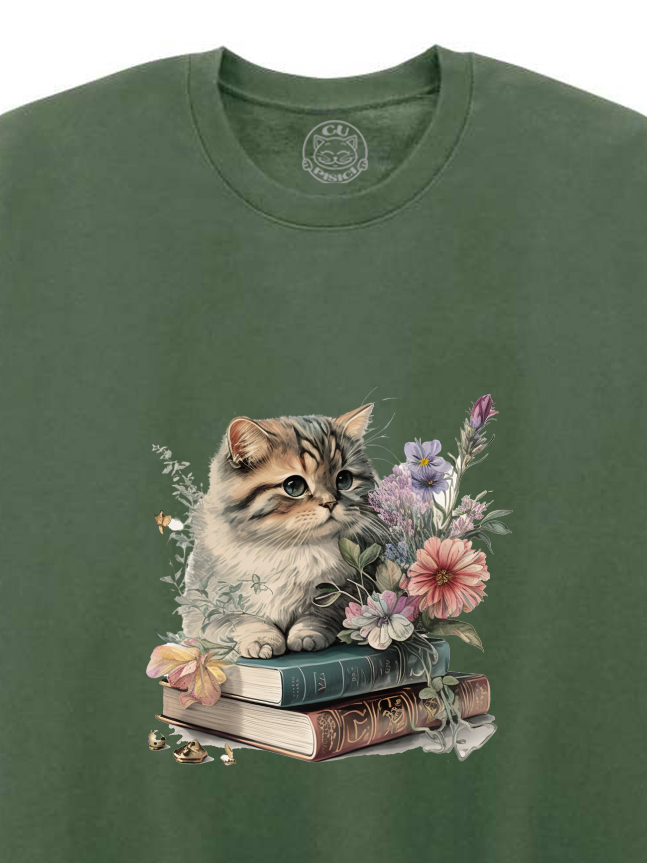 Bluza Printata-Cats and Books, Unisex