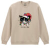 Bluza printata-Christmas Grumpy Cat, Unisex