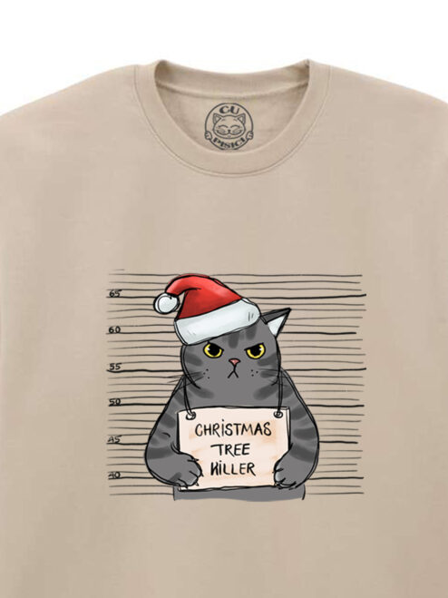 Bluza Printata-Christmas Tree Killer, Unisex
