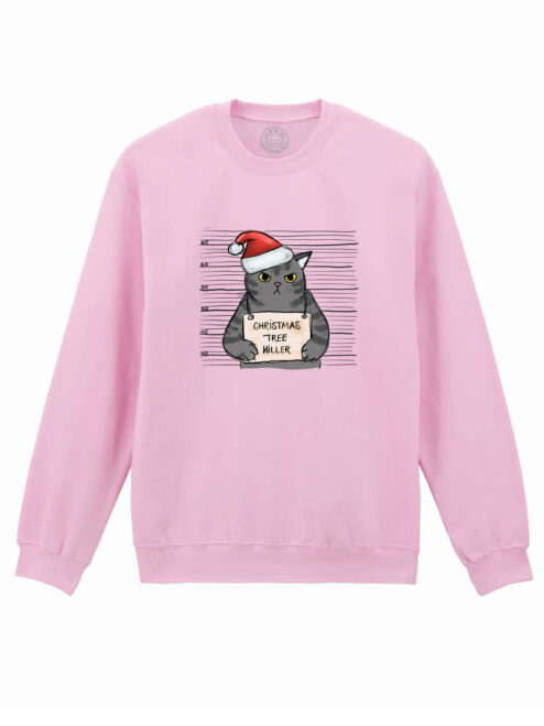 Bluza Printata-Christmas Tree Killer, Unisex