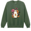 Bluza printata-Cute Halloween Cat, Unisex