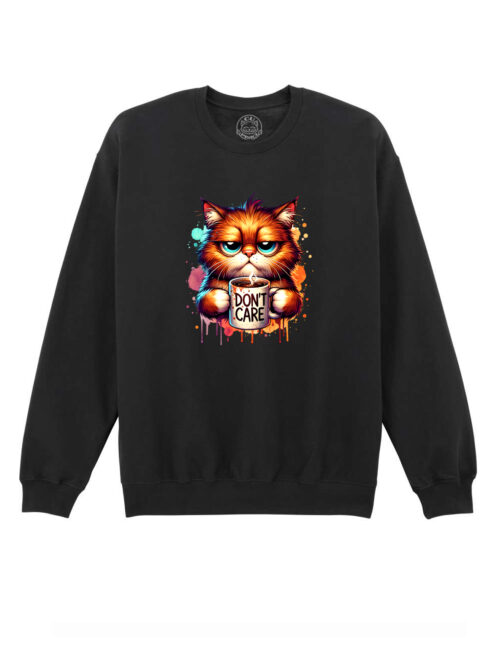 Bluza Printata-Don't Care, Unisex