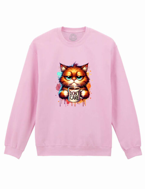 Bluza Printata-Don't Care, Unisex