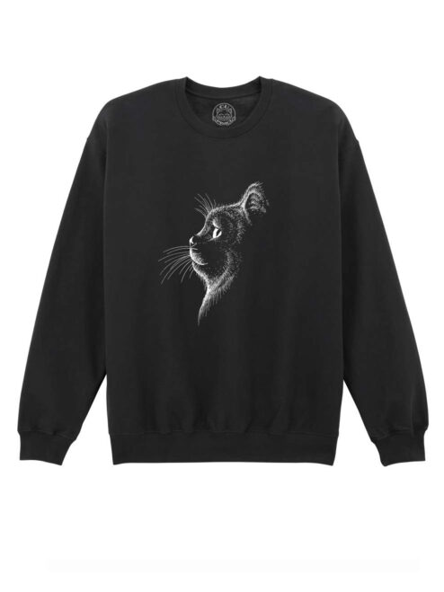 Bluza printata-Dreaming Cat, Unisex