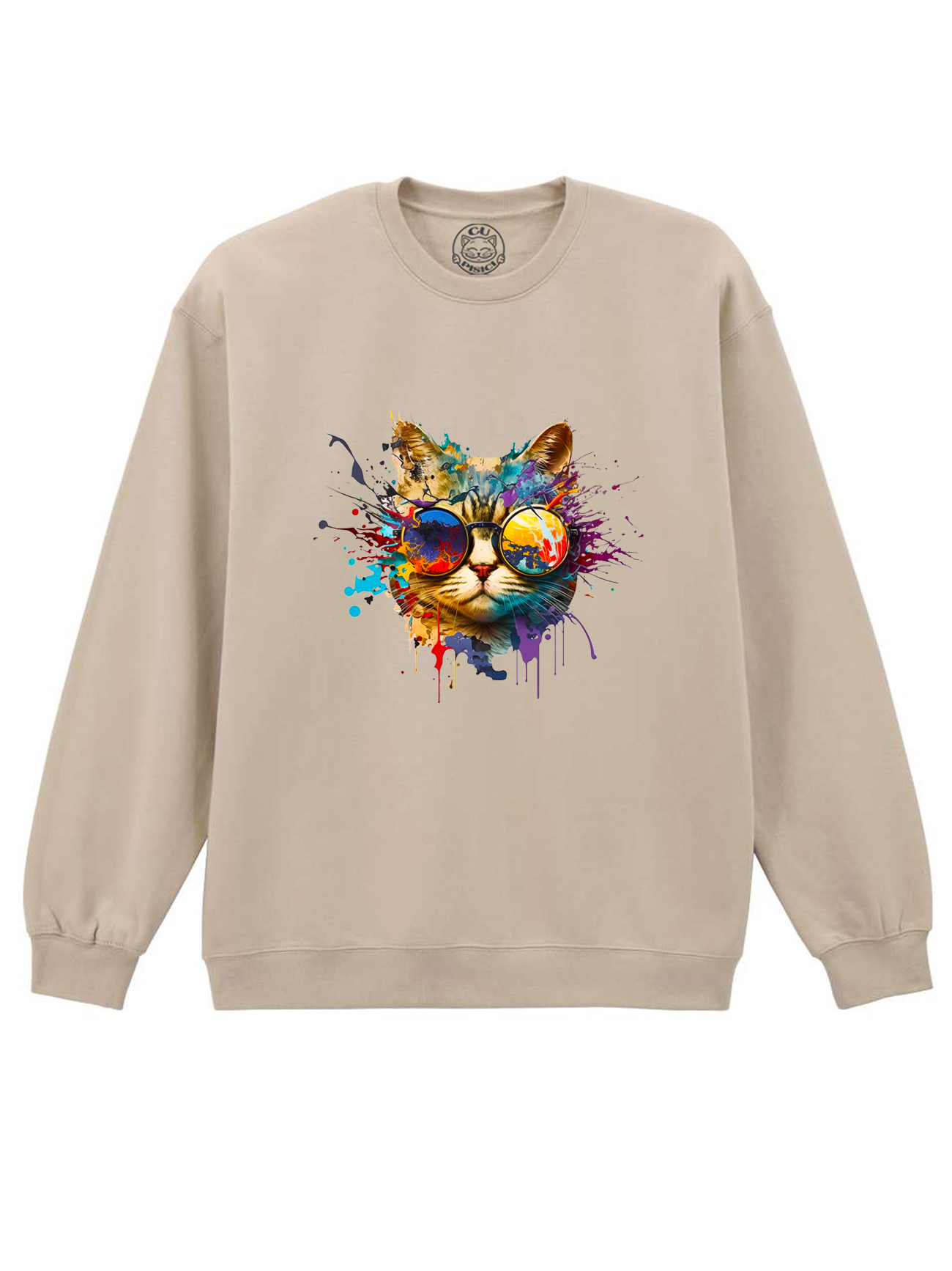 Bluza Printata-Energy Cat, Unisex