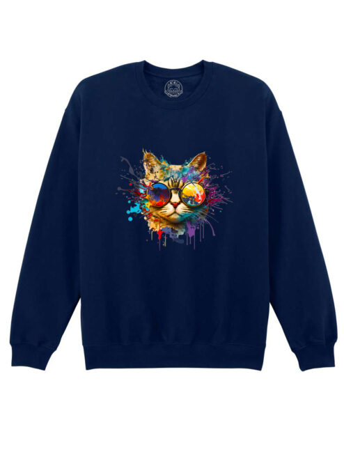 Bluza Printata-Energy Cat, Unisex