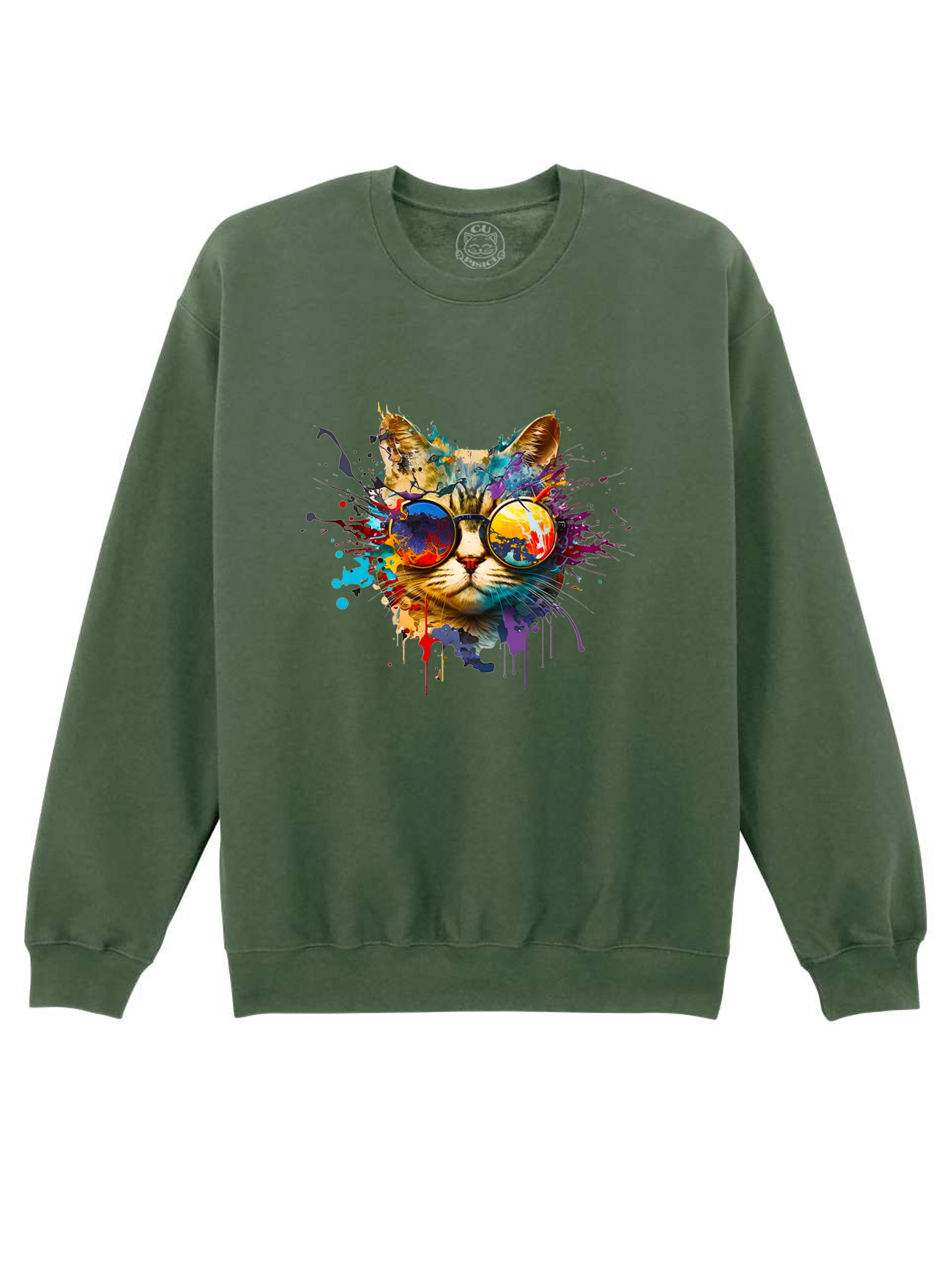 Bluza Printata-Energy Cat, Unisex