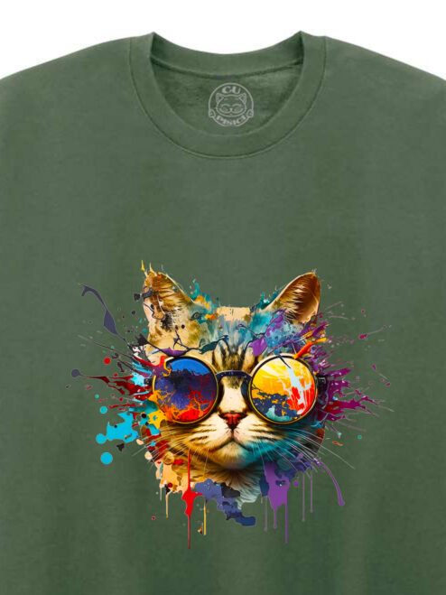 Bluza Printata-Energy Cat, Unisex