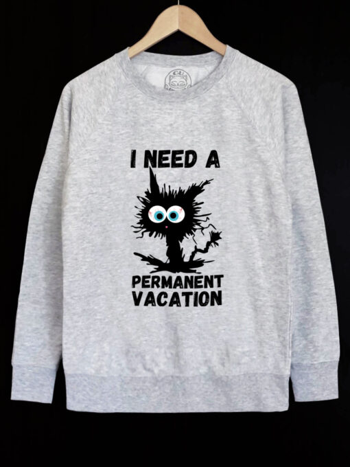 Bluza printata-I need a permanent vacation, Barbati