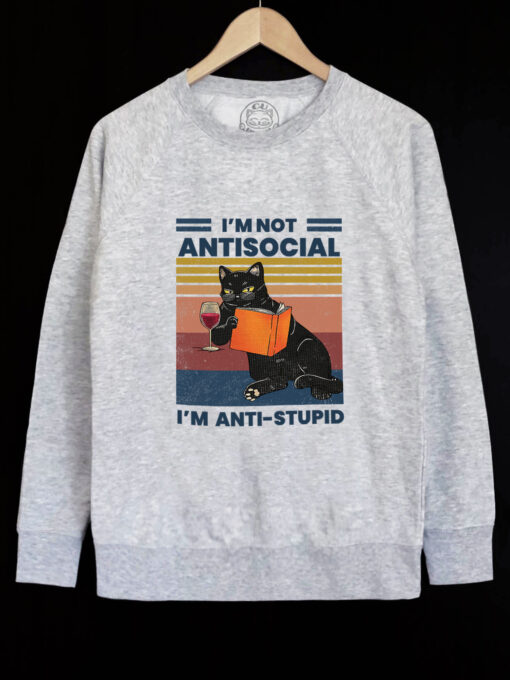 Bluza printata-Anti-stupid, Barbati