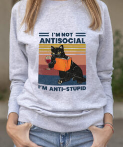 Bluza Printata-Anti-stupid, Femei