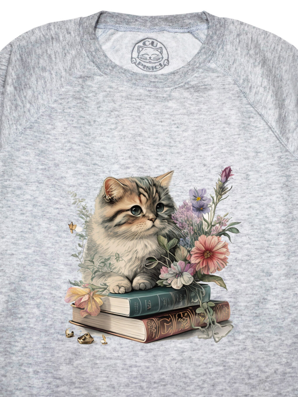 Bluza Printata-Cats and Books, Femei