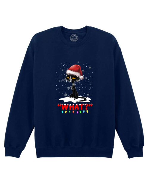 Bluza printata-Grinch Cat, Unisex