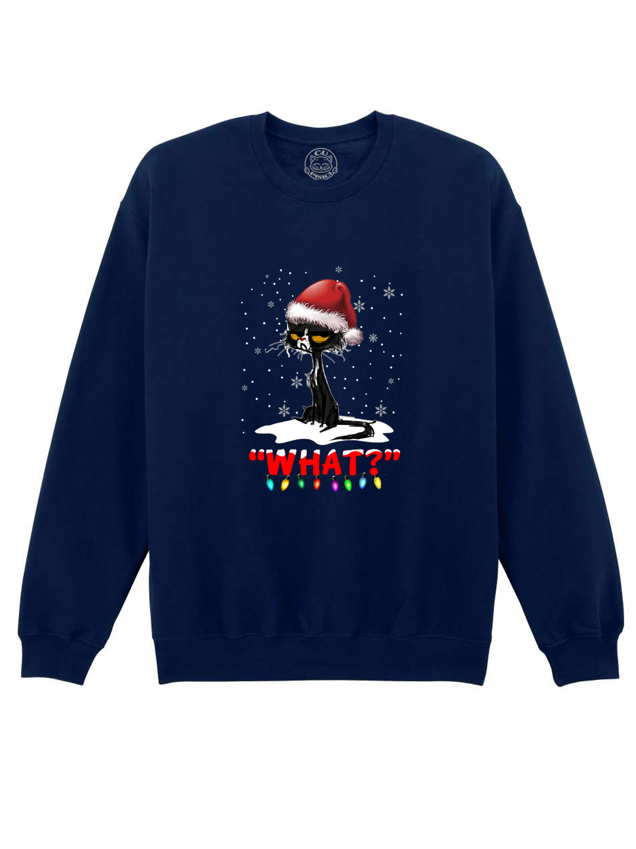 Bluza printata-Grinch Cat, Unisex