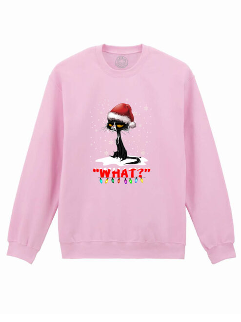 Bluza printata-Grinch Cat, Unisex