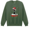 Bluza printata-Grinch Cat, Unisex