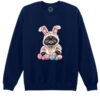 Bluza printata-Grumpy Easter Cat, Unisex