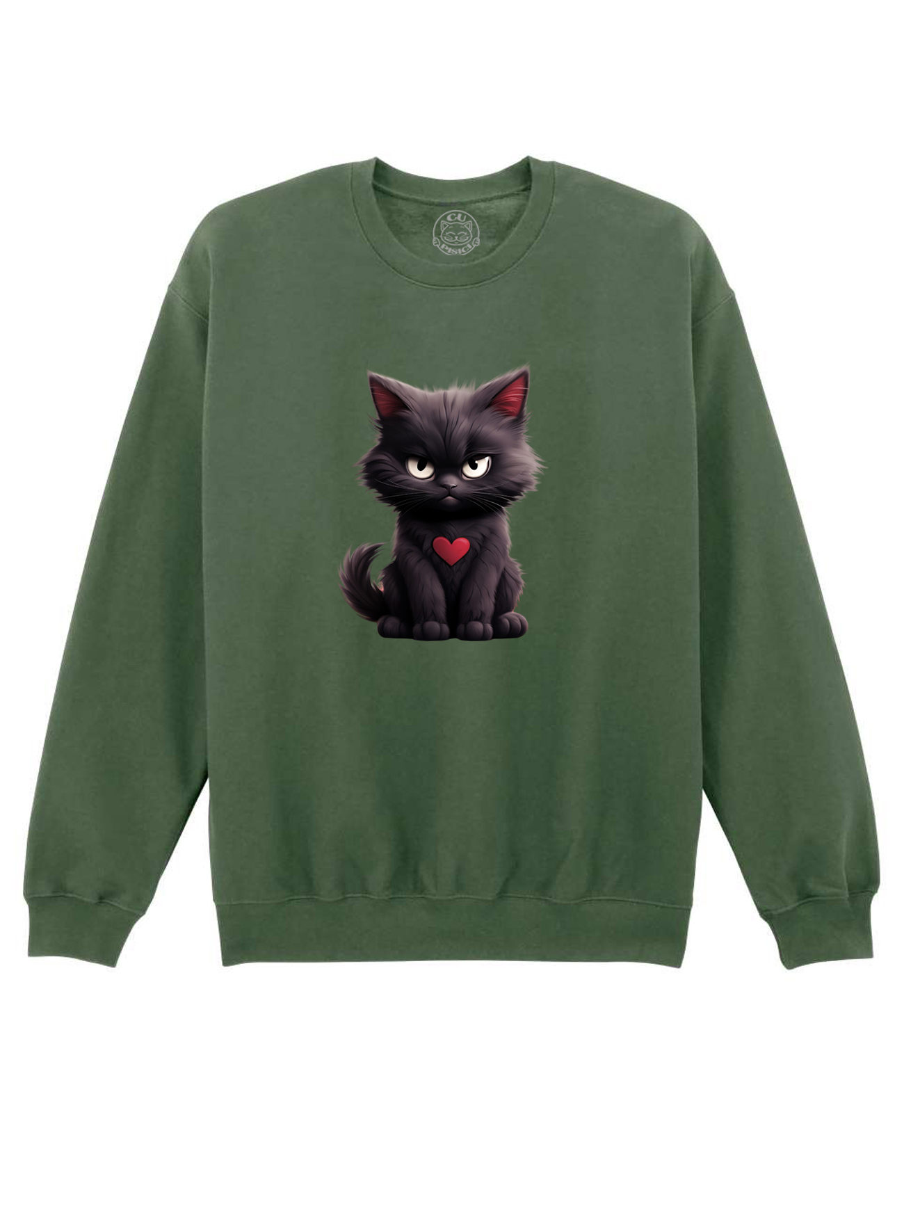 Bluza Printata-Grumpy Meowlentine, Unisex