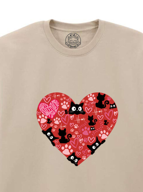 Bluza Printata-I Love Cats, Unisex