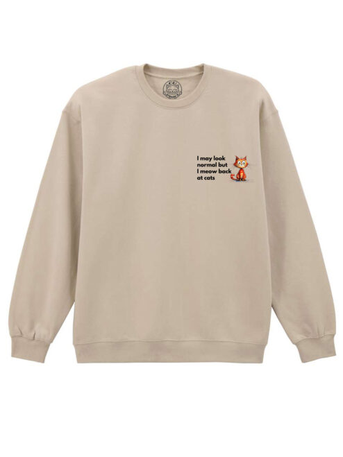 Bluza Printata-I Meow Back At Cats, Unisex