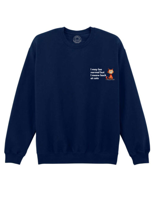 Bluza Printata-I Meow Back At Cats, Unisex