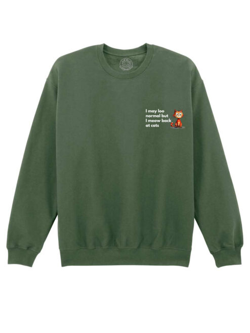 Bluza Printata-I Meow Back At Cats, Unisex